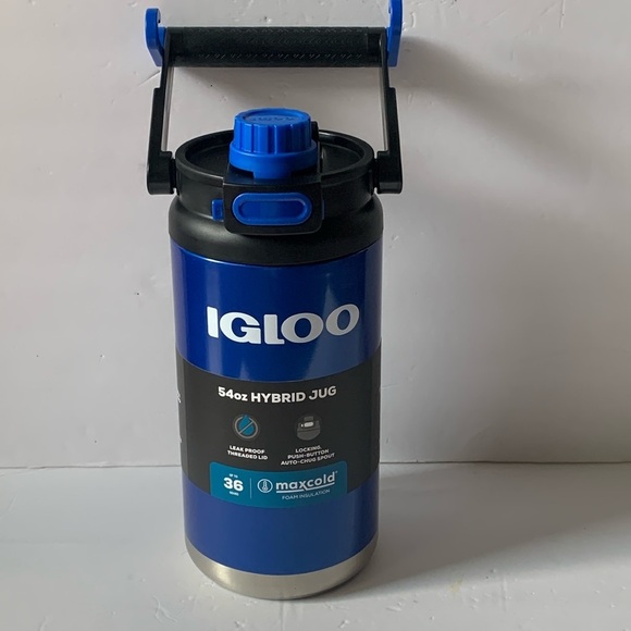 Igloo 54oz Hybrid Sports Jug Cooler Blue New - Picture 10 of 11